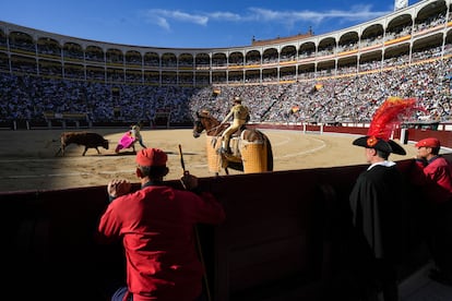 Corrida de toros en Las Ventas en la pasada Feria de San Isidro.