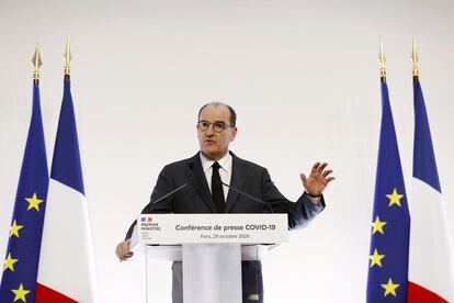 El primer ministro francés, Jean Castex, ha explicado los detalles del nuevo confinamiento nacional.