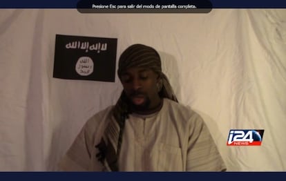 Un fotograma del vídeo póstumo de Amedy Coulbaly.