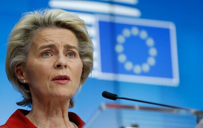 La presidenta de la Comisión Europea, Ursula von der Leyen.