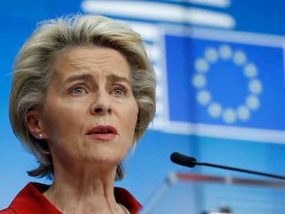 La presidenta de la Comisión Europea, Ursula von der Leyen.