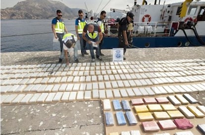 Alijos al borde del mar. Cargamento de coca&iacute;na procedente de Marruecos interceptado en Cartagena.