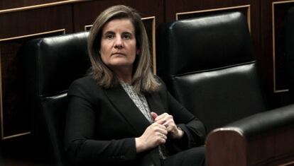 La ministra de Empleo, F&aacute;tima B&aacute;&ntilde;ez