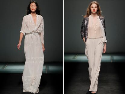 La sofisticación neutra de Mango en la Pasarela 080