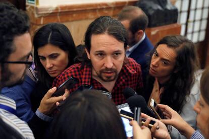 Podemos leader Pablo Iglesias.