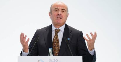 El vicepresidente del BCE, Luis de Guindos