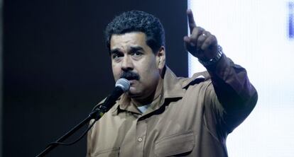Nicolás Maduro durante una presentación en Bolivia