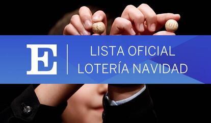 Lista oficial de la Lotería de Navidad