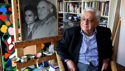 Painter Jose Luis Galicia in his Madrid studio.