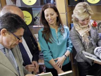 Aguirre, en la presentación de la Noche de los Libros.