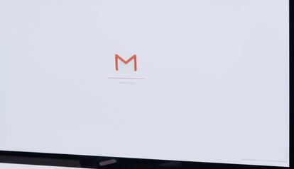 Log Gmail en una pantalla