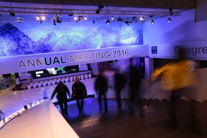 Preparativos del Foro de Davos que arranca mañana oficialmente