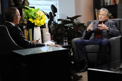 Michael Douglas, durante la entrevista a la NBC.