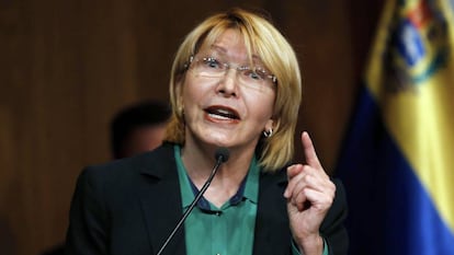 La fiscal general de Venezuela, Luisa Ortega, el pasado martes en Caracas.