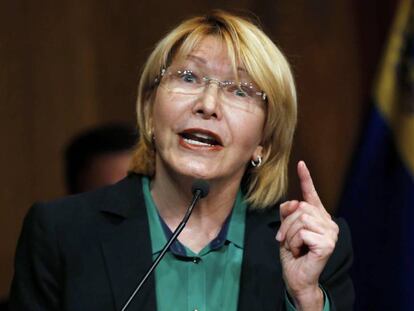 La fiscal general de Venezuela, Luisa Ortega, el pasado martes en Caracas.