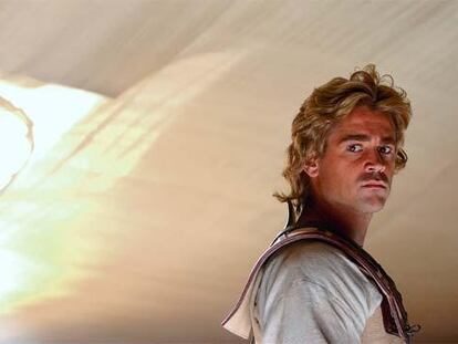 Colin Farrell, en un fotograma de <i>Alejandro Magno</i>.