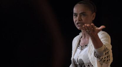 Marina Silva em evento no dia 27.