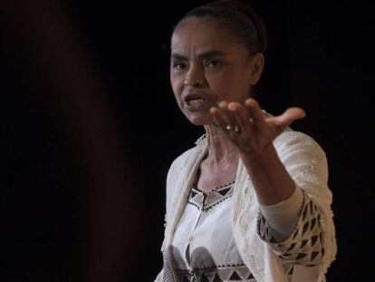 Marina Silva em evento no dia 27.