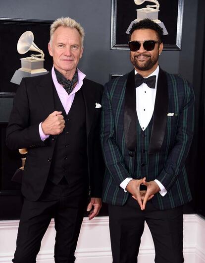 Sting y Shaggy.