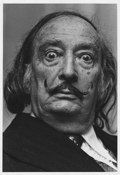 Uno de los retratos más reproducidos de Raúl Cancio es el de Salvador Dalí cuando el artista fue entrevistado en el hotel Palace de Madrid el 8 de noviembre de 1978.