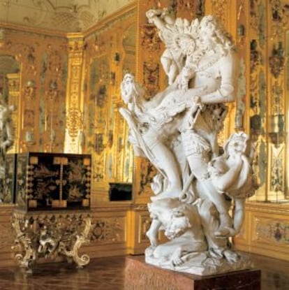 Una de las esculturas expuestas en el palacio Belvedere, en Viena.