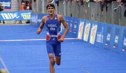 Laurent Vidal durante una competición.