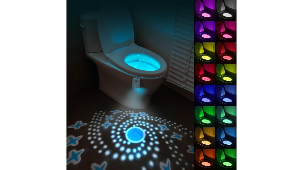 Esta luz para el inodoro es muy fácil de limpiar e instalar.