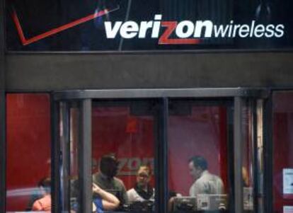 Vista de una tienda de Verizon en Nueva York, Estados Unidos. EFE/Archivo