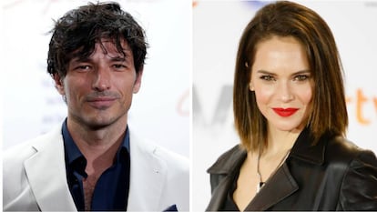 El modelo y acotr español, Andrés Velencoso, y la actriz argentina, Luz Cipriota.