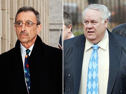 Los ex detectives Louis Eppolito (a la derecha) y Stephen Caracappa, en 2006.
