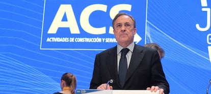 Florentino Pérez, presidente de ACS