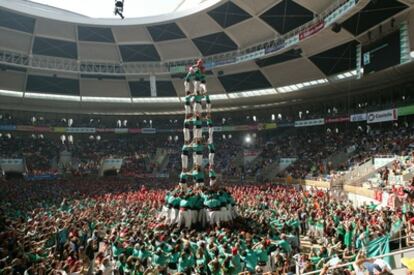 Concurso de Castells de Tarragona, en marzo de 2010