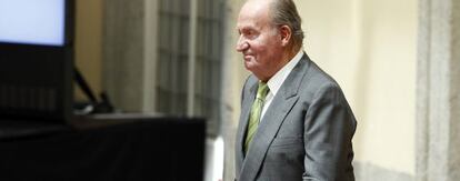 El Rey Juan Carlos durante la audiencia ofrecida al presidente del Consejo de Dirección de Volkswagen.