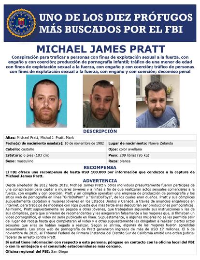 Michael James Pratt fugitivo