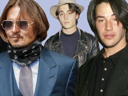 Johnny Depp y Keanu Reeves, los dos 'softoys' de los noventa.
