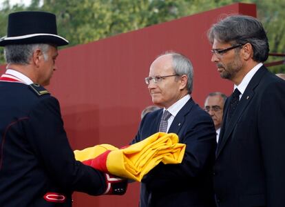 El presidente de la Generalitat abre el acto conmemorativo de la Diada de Cataluña.