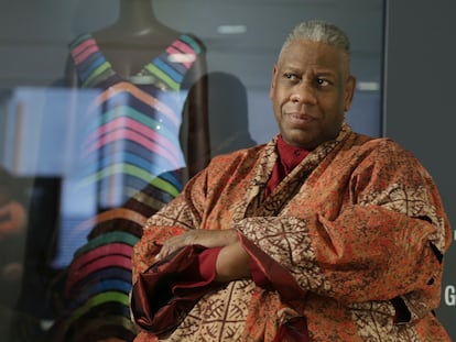 André Leon Talley, en una charla en el Instituto de Moda de Nueva York en diciembre de 2016.