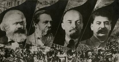 Marx, Engels, Lenin y Stalin, c. 1930