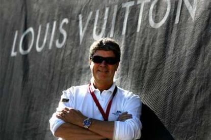 Yves Carcelle, presidente de Louis Vuitton, en el puerto de Valencia, hace una semana.