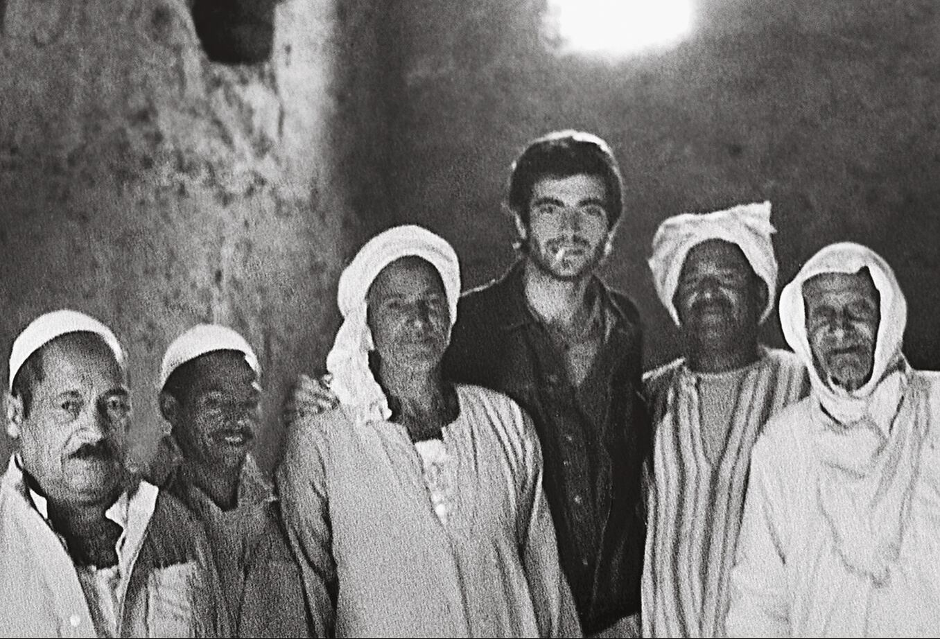 Jordi Esteva con amigos en Siwa.