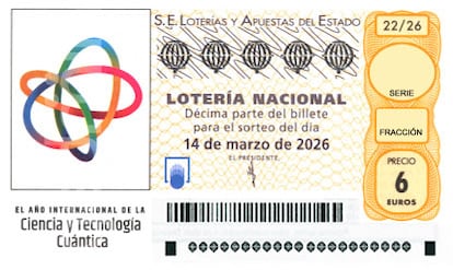 Décimo de Lotería Nacional del sábado 14 de marzo de 2026