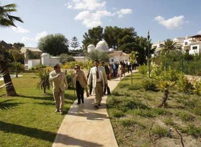 El primer grupo de inversores que visitó propiedades en la Costa del Sol el pasado miércoles.