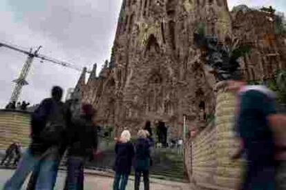 El Papa podría visitar el templo de la Sagrada Familia