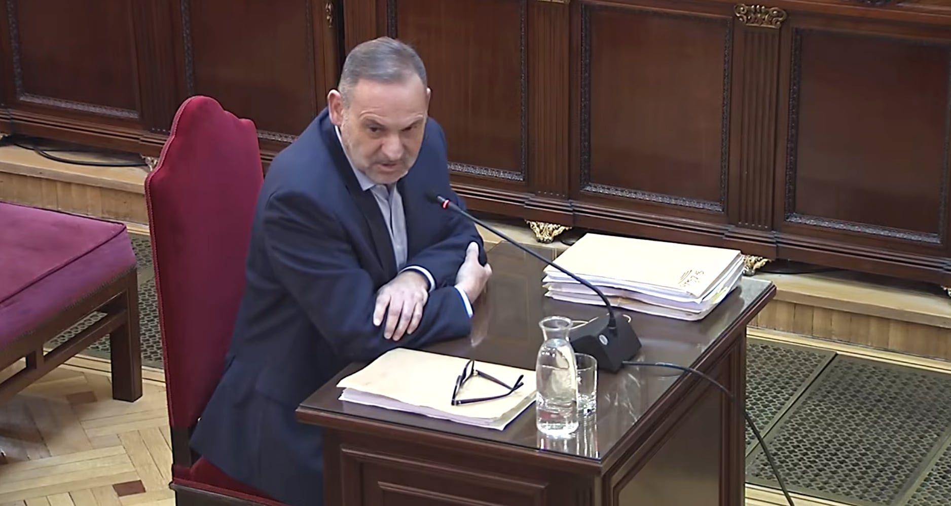 El exministro José Luis Ábalos, durante su declaración ante el Tribunal Supremo el pasado 4 de mayo.