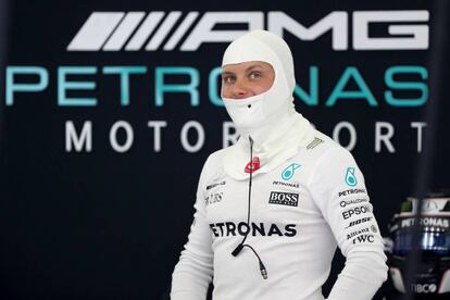 Valtteri Bottas, en el circuito de Bahrein.