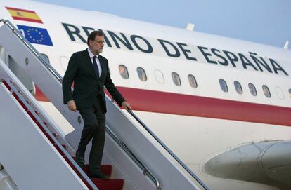 Llegada de Mariano Rajoy a Washington.