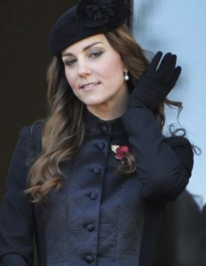 Kate Middleton, en un actos por los caídos.