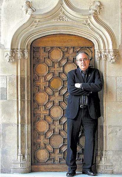 Josep Bargalló, en el Palau de la Generalitat, sede del Gobierno catalán.