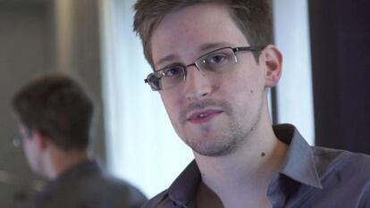 Edward Snowden, durante la entrevista que concedi&oacute; a &#039;The Guardian&#039;.