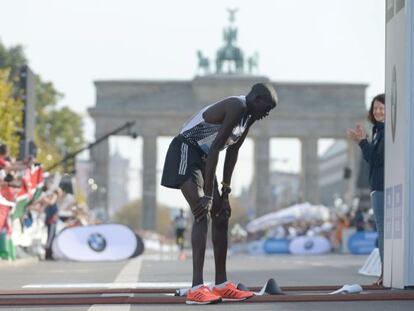 Kimetto, que el 28 de septiembre completó el maratón en 2 horas, 2 minutos, 57 segundos.